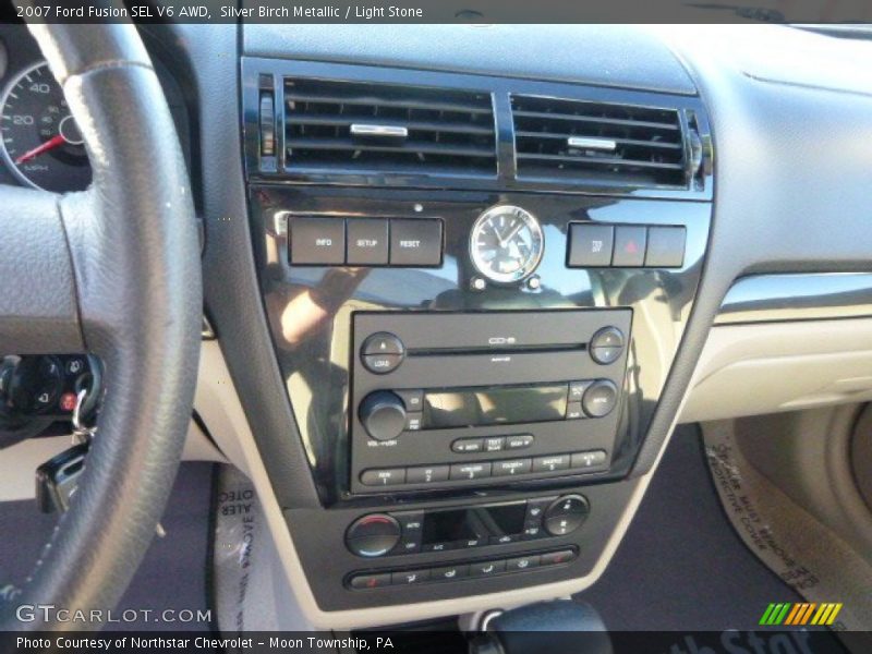 Silver Birch Metallic / Light Stone 2007 Ford Fusion SEL V6 AWD