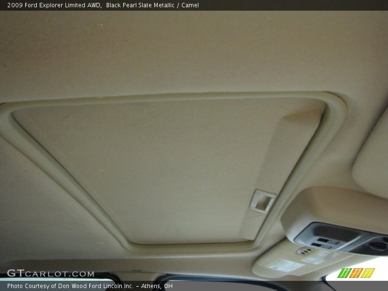 Black Pearl Slate Metallic / Camel 2009 Ford Explorer Limited AWD