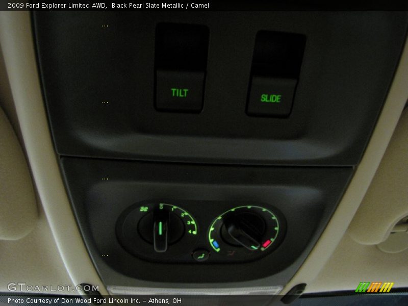 Black Pearl Slate Metallic / Camel 2009 Ford Explorer Limited AWD