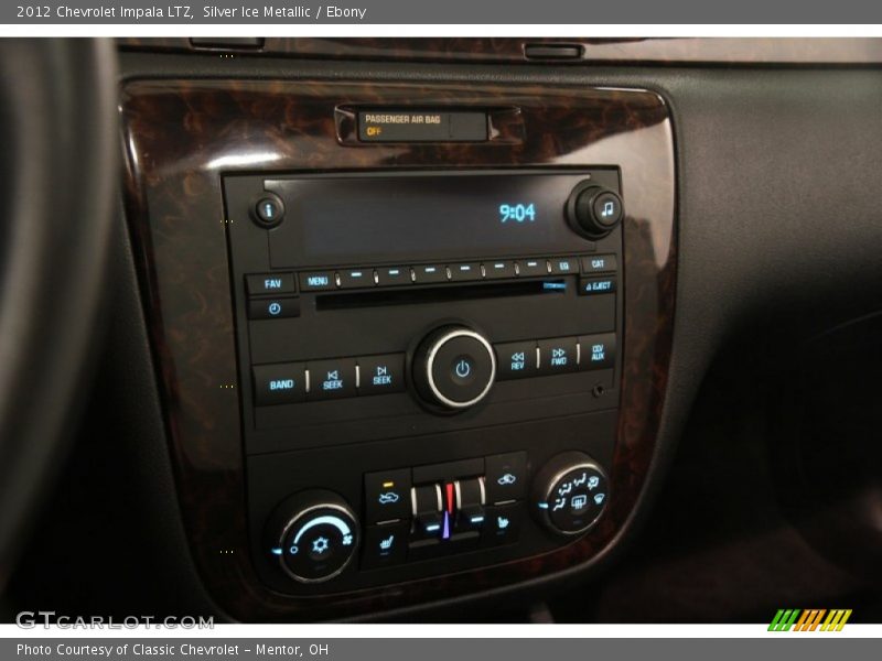 Silver Ice Metallic / Ebony 2012 Chevrolet Impala LTZ