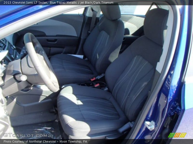 Blue Topaz Metallic / Jet Black/Dark Titanium 2013 Chevrolet Sonic LT Sedan