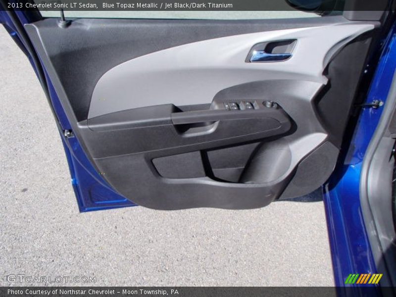Blue Topaz Metallic / Jet Black/Dark Titanium 2013 Chevrolet Sonic LT Sedan