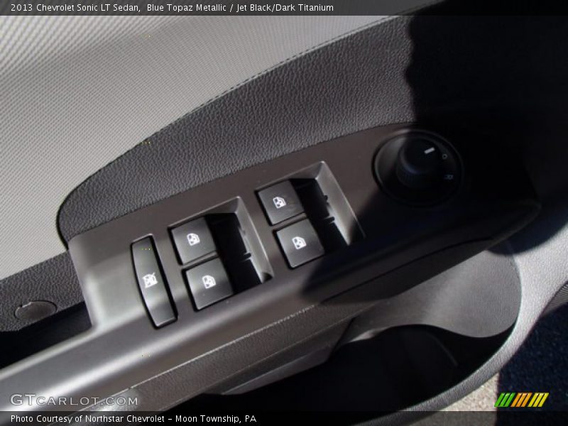 Blue Topaz Metallic / Jet Black/Dark Titanium 2013 Chevrolet Sonic LT Sedan