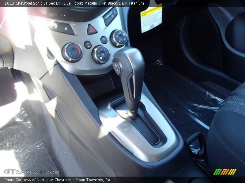 Blue Topaz Metallic / Jet Black/Dark Titanium 2013 Chevrolet Sonic LT Sedan