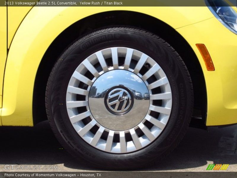 Yellow Rush / Titan Black 2013 Volkswagen Beetle 2.5L Convertible