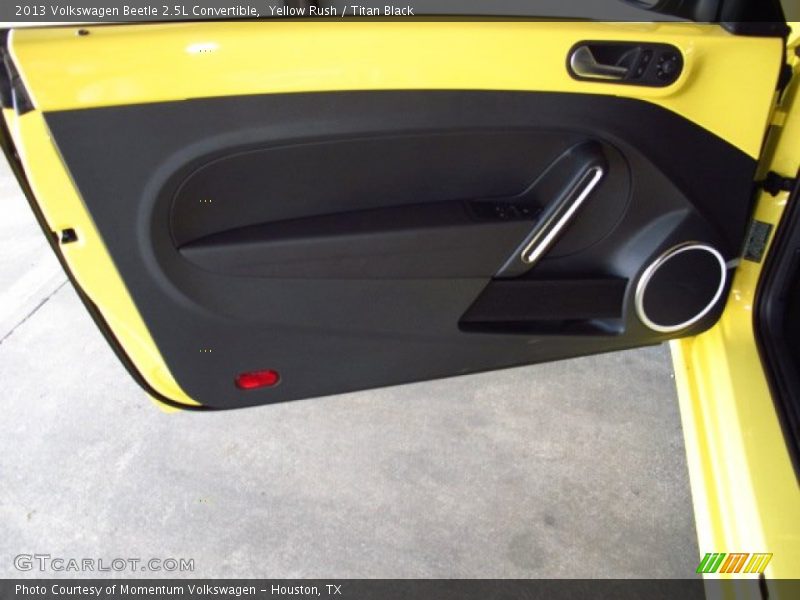 Yellow Rush / Titan Black 2013 Volkswagen Beetle 2.5L Convertible