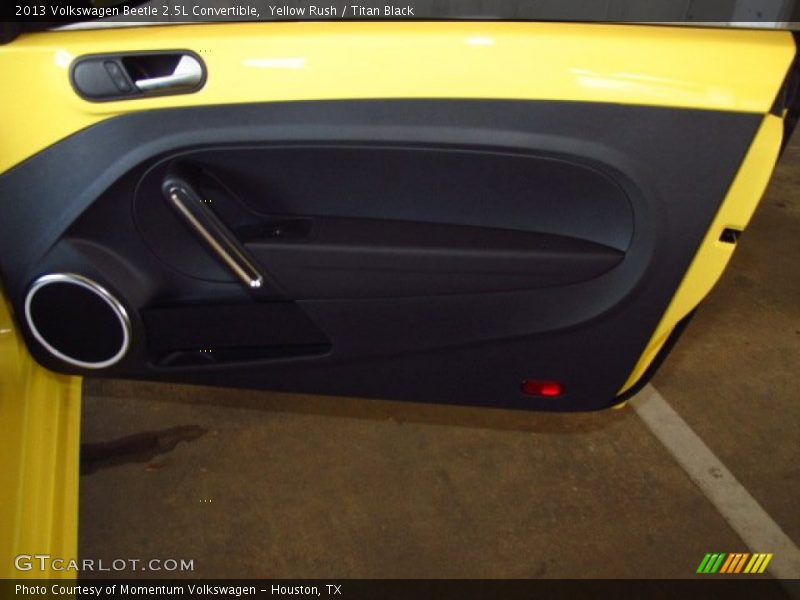 Yellow Rush / Titan Black 2013 Volkswagen Beetle 2.5L Convertible