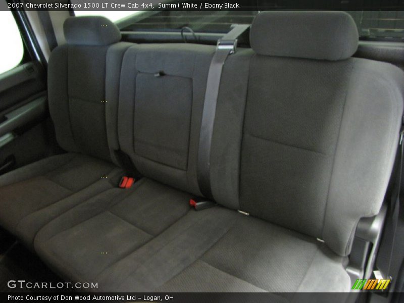 Summit White / Ebony Black 2007 Chevrolet Silverado 1500 LT Crew Cab 4x4