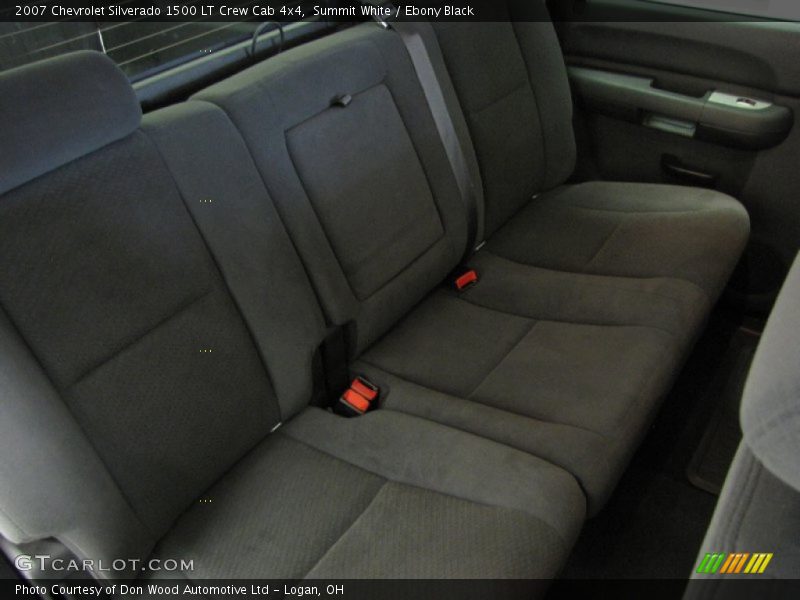 Summit White / Ebony Black 2007 Chevrolet Silverado 1500 LT Crew Cab 4x4