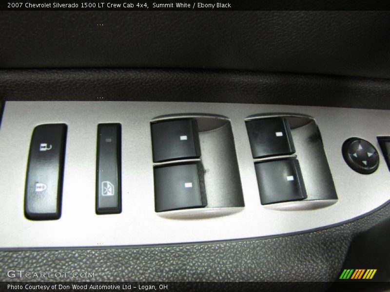 Summit White / Ebony Black 2007 Chevrolet Silverado 1500 LT Crew Cab 4x4