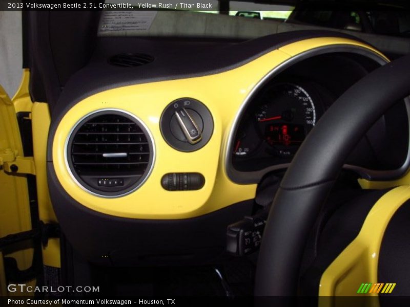Yellow Rush / Titan Black 2013 Volkswagen Beetle 2.5L Convertible