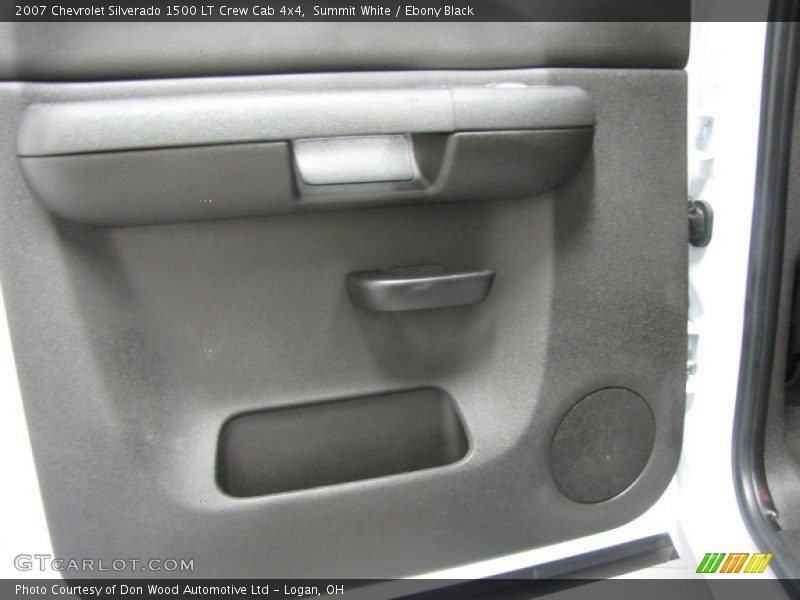 Summit White / Ebony Black 2007 Chevrolet Silverado 1500 LT Crew Cab 4x4