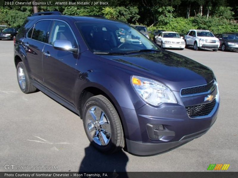 Atlantis Blue Metallic / Jet Black 2013 Chevrolet Equinox LT