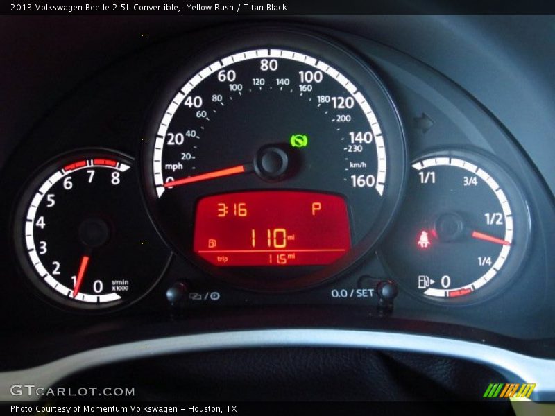 Yellow Rush / Titan Black 2013 Volkswagen Beetle 2.5L Convertible