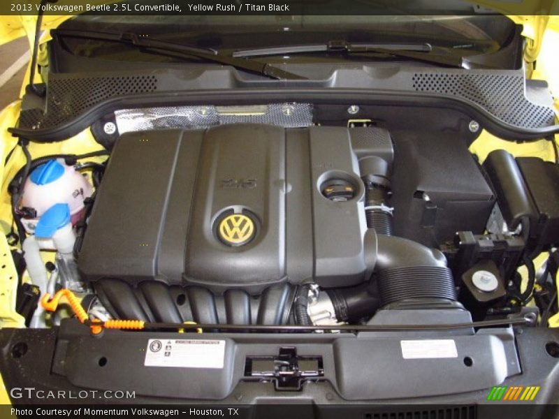 Yellow Rush / Titan Black 2013 Volkswagen Beetle 2.5L Convertible