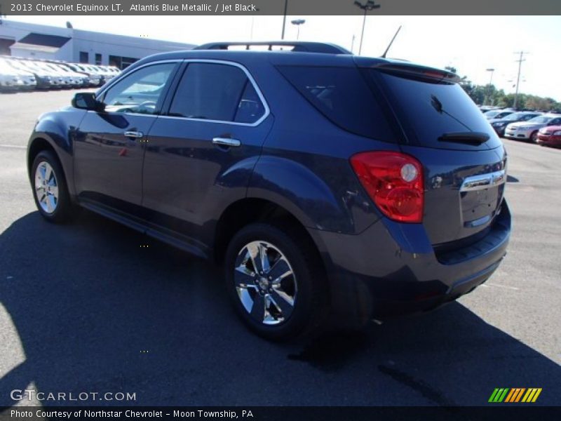 Atlantis Blue Metallic / Jet Black 2013 Chevrolet Equinox LT