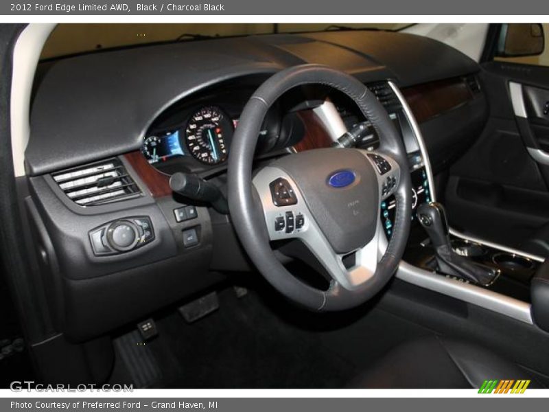 Black / Charcoal Black 2012 Ford Edge Limited AWD