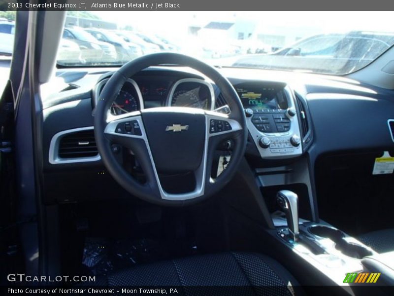 Atlantis Blue Metallic / Jet Black 2013 Chevrolet Equinox LT