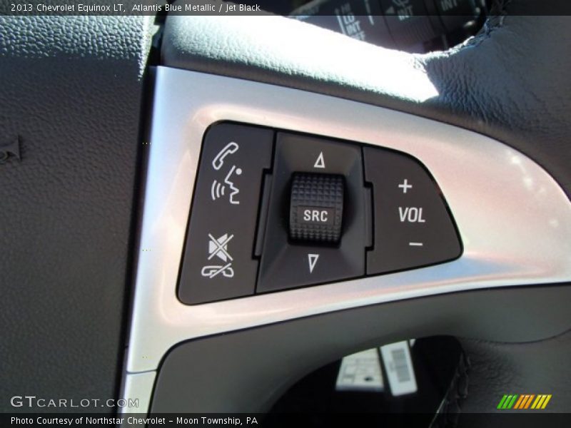 Atlantis Blue Metallic / Jet Black 2013 Chevrolet Equinox LT