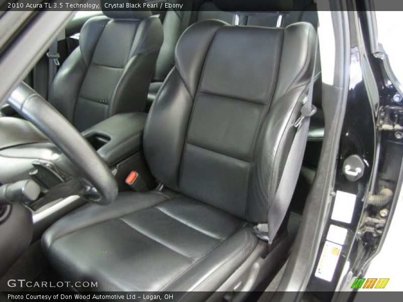 Front Seat of 2010 TL 3.5 Technology