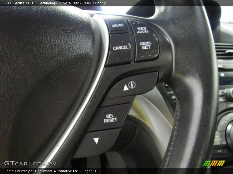 Controls of 2010 TL 3.5 Technology