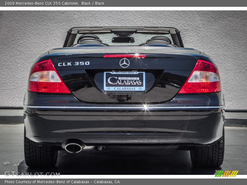 Black / Black 2009 Mercedes-Benz CLK 350 Cabriolet