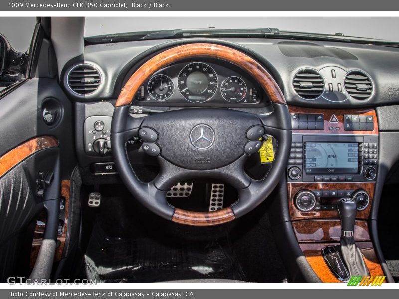 Dashboard of 2009 CLK 350 Cabriolet