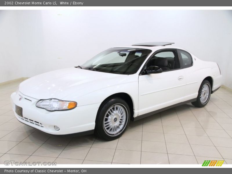 White / Ebony 2002 Chevrolet Monte Carlo LS
