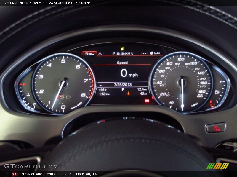  2014 S8 quattro S quattro S Gauges