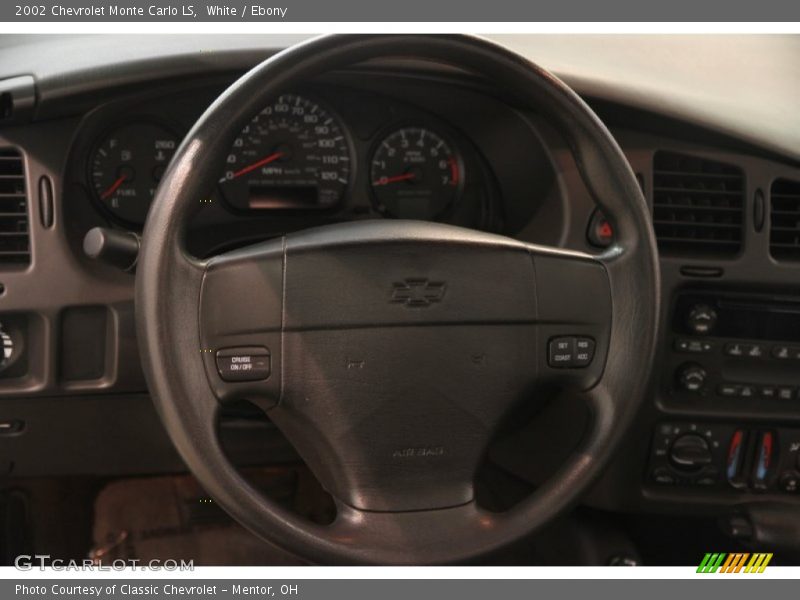 White / Ebony 2002 Chevrolet Monte Carlo LS