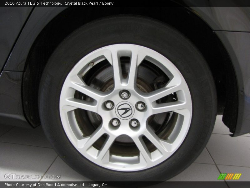 Crystal Black Pearl / Ebony 2010 Acura TL 3.5 Technology