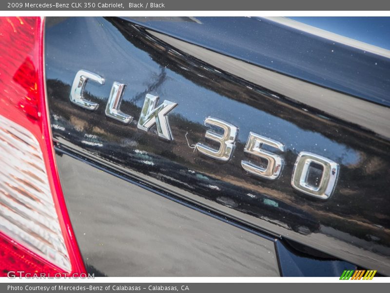 Black / Black 2009 Mercedes-Benz CLK 350 Cabriolet