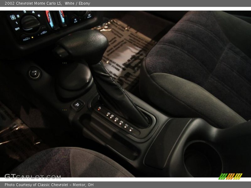 White / Ebony 2002 Chevrolet Monte Carlo LS
