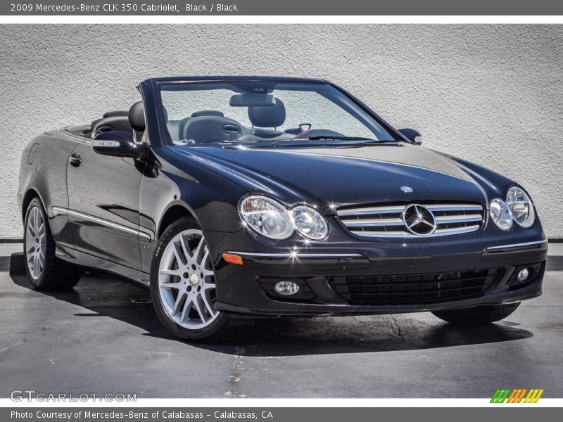 Front 3/4 View of 2009 CLK 350 Cabriolet