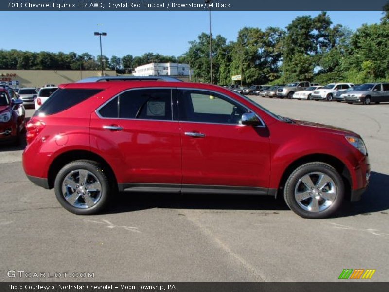 Crystal Red Tintcoat / Brownstone/Jet Black 2013 Chevrolet Equinox LTZ AWD
