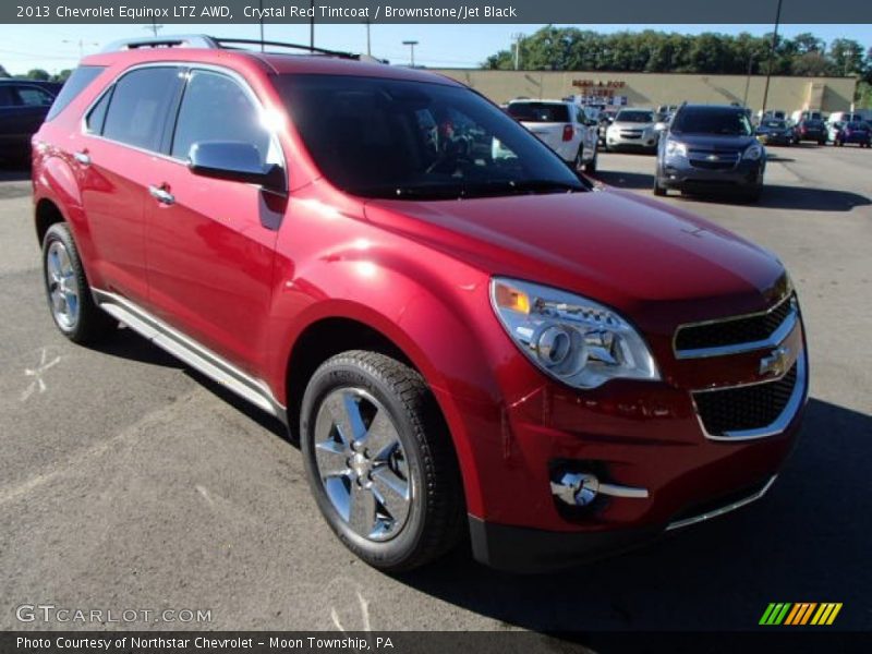 Crystal Red Tintcoat / Brownstone/Jet Black 2013 Chevrolet Equinox LTZ AWD