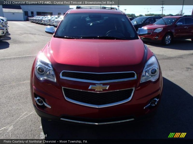 Crystal Red Tintcoat / Brownstone/Jet Black 2013 Chevrolet Equinox LTZ AWD