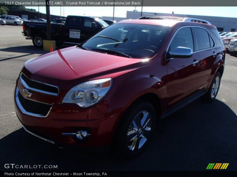 Crystal Red Tintcoat / Brownstone/Jet Black 2013 Chevrolet Equinox LTZ AWD
