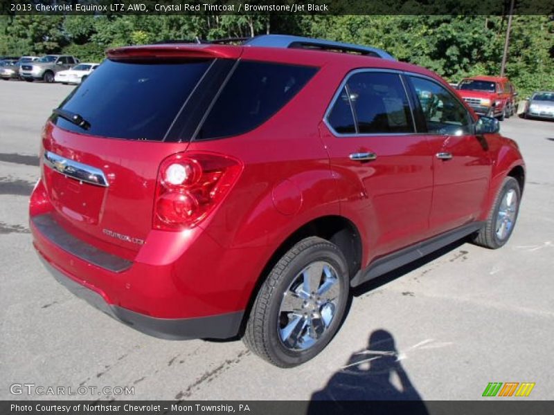 Crystal Red Tintcoat / Brownstone/Jet Black 2013 Chevrolet Equinox LTZ AWD