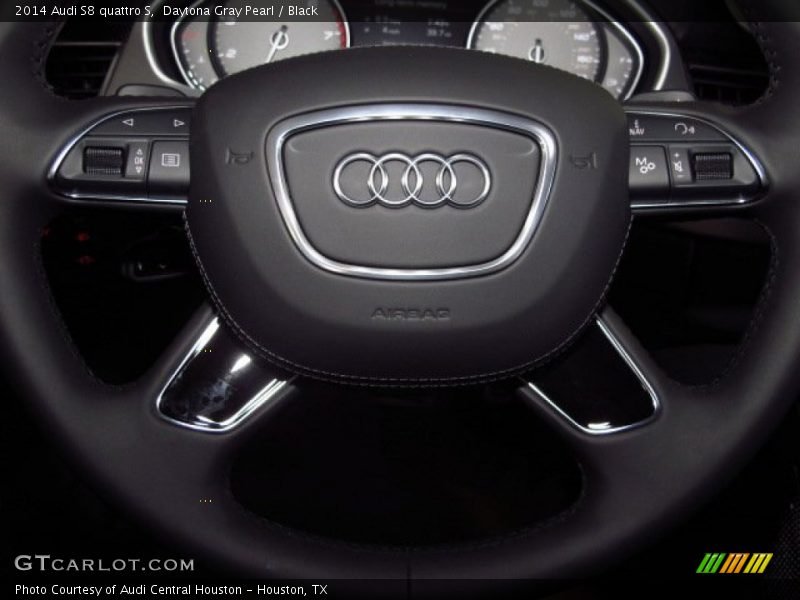 Daytona Gray Pearl / Black 2014 Audi S8 quattro S