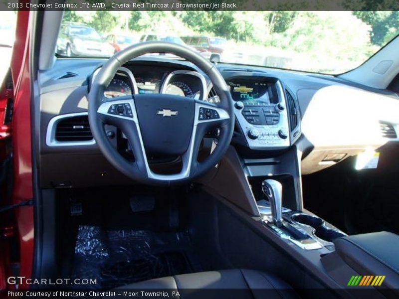 Crystal Red Tintcoat / Brownstone/Jet Black 2013 Chevrolet Equinox LTZ AWD