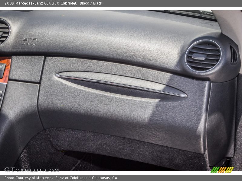 Black / Black 2009 Mercedes-Benz CLK 350 Cabriolet
