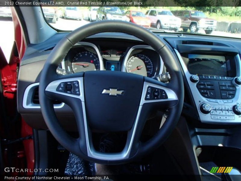 Crystal Red Tintcoat / Brownstone/Jet Black 2013 Chevrolet Equinox LTZ AWD