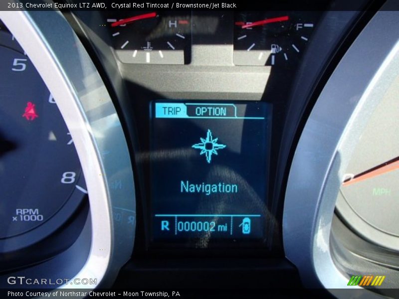Crystal Red Tintcoat / Brownstone/Jet Black 2013 Chevrolet Equinox LTZ AWD