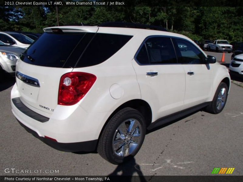 White Diamond Tricoat / Jet Black 2013 Chevrolet Equinox LT AWD