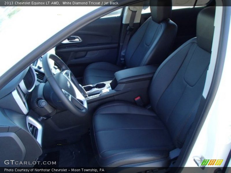 White Diamond Tricoat / Jet Black 2013 Chevrolet Equinox LT AWD