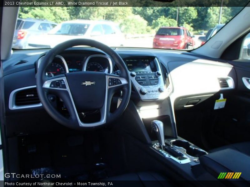 White Diamond Tricoat / Jet Black 2013 Chevrolet Equinox LT AWD