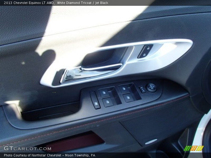 White Diamond Tricoat / Jet Black 2013 Chevrolet Equinox LT AWD