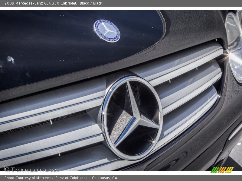 Black / Black 2009 Mercedes-Benz CLK 350 Cabriolet