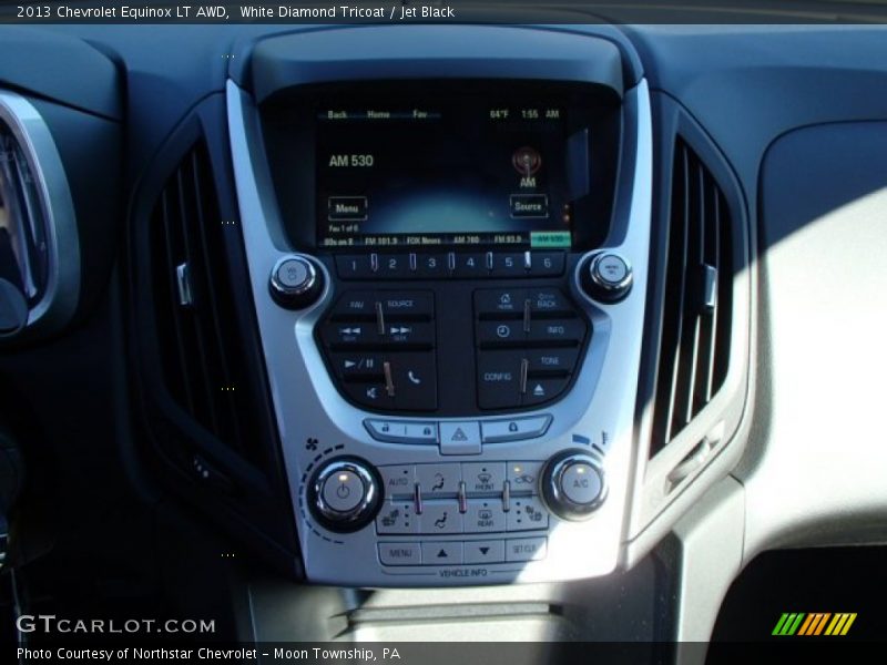 White Diamond Tricoat / Jet Black 2013 Chevrolet Equinox LT AWD